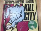 IGGY POP & JAMES WILLIAMSON - KILL CITY  1977  GREEN VINYL LP SiGNED Autograph