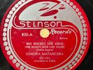 SONORA MATANCERA Mis Noches Son Anos 78 RPM Stinson 830 Salsa Bolero Cuban