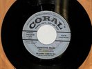 Johnny Burnette Trio Lonesome Train 45 1957 Coral 9-61758 Promo G+ Rockabilly