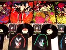 ALL 4 KISS SOLO LPS 1ST PRESS 1978 UNHUNG POSTERS INSERTS ACE FREHLEY RECORD EX