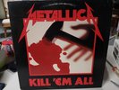 Metallica Kill 'Em All Vinyl 1983 Original Megaforce Silver Labels