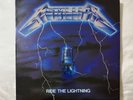1st Press Metallica MEGAFORCE Ride The Lightning ‘84  MRI-769 A-1 Original LEGIT