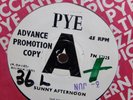 The Kinks - Sunny Afternoon (Pye 7N 17125) UK demo 45