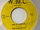 GINO WASHINGTON - GINO IS A COWARD - W.M.C RECORDS WC 358. AUTOGRAPHED. EX