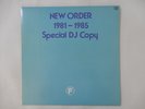New Order 1981-1985 Factory TD-3072 Japan promo only VINYL LP