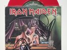 Iron Maiden: ‘Twilight Zone / Wrathchild’ 1981 SIGNED 7” RED Vinyl Single Record