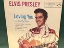 Elvis Presley RCA 47-7000 Loving You / Teddy bear 45 W/ Sleeve 1957 NM
