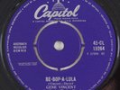 GENE VINCENT Be Bop A Lula M- UK 45 slashing 1962 version garage rockabilly HEAR