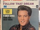 Elvis Presley RCA EPA-4368 Follow That Dream 45 EP Orange Label 1968 + Bonus