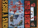 GUNS N ROSES Appetite For Destruction 1987 LP 1st Press EX/EX w/Insert CLEAN HTF