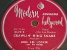 John Lee Hooker, Modern 20-714. Crawlin' King Snake. Drifting Door To Door.  Vg-