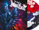 The Best Of Judas Priest Jagged Red / Blue Liquid Filled Vinyl LP *Presale