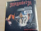 Megadeth Killing Is My Business 40th Anniversary Silver Vinyl Record LP NEW