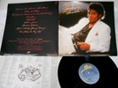 Michael Jackson THRILLER 1982 LP A1 B2 Original Epic EPC 85930 + Lyric Bag EX+