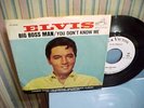ELVIS PRESLEY -PROMO-BIG BOSS MAN/YOU DON'T KNOW ME-NM VINYL/EX AUDIO/VG++ SLEEV