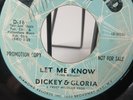 1964 Dickey & Gloria - Mr. Clean / Let me know - promo 45 Funk / Soul vintage