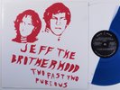 JEFF THE BROTHERHOOD Two Fast... INFINITY CAT LP VG+ blue/white vinyl Ltd. Ed. a