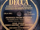 HEARBing Crosby Louis Armstrong Pennies From Heaven Medley Decca 12