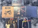 AC/DC Vintage Vinyl LP 6-Album Lot: High Voltage Powerage Back In Black READ