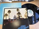 Eagles Hotel California 1970s LP US Pressing Complete W/Original Poster  VG+