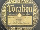 BIG BOY EDWARDS Louise 78 SHELLAC Vocalion PRE WAR BLUES GRAIL G+ Only Copy (?)