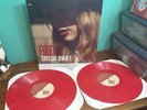 Taylor Swift Red - 2LP Set 2013 ACM Vinyl - Cherry Red Vinyl - Awards Promo