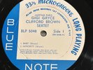 Blue Note 5048 Vinyl Only  Gigi Gryce Clifford Brown 10” lp 1st DG Lex