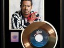 LUTHER VANDROSS NEVER ENOUGH GOLD RECORD W-PRINTED SIGNED AUTOGRAPH RARE NON RIA