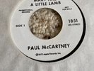 Test Pressing DJ WLP Promo 45 Rare Paul McCartney Mary Had a Little Lamb Beatles