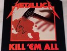 METALLICA Kill 'Em All SIGNED USA ORIGINAL AUTOGRAPHED VINYL LP JAMES HETFIELD