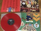 THE BEATLES-'Sgt. Pepper's Lonely Hearts' 1987 Australia Ltd Edn RED Vinyl LP