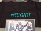 DOUBLESPEAK - DOUBLESPEAK GREEN RIPPLE LP & TOTE BAG & SIGNED PRINT VINCE CLARKE