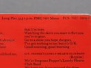BEATLES SGT PEPPERS RARE UK MINT ARCHIVE  HyBrid MONO Stereo Cover