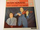 David Oistrakh Lev Oborin Violin Sonatas III UK album LP 1962 Philips SAL 3418