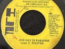 Rare Orig Sweet Soul Funk Gospel 45 - Johnny Woolfalk - One day in paradise -HLF
