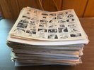 BIG stack Of Vtg LP Record Album Inner Sleeves - Plain & Printed