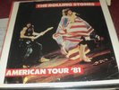 ROLLING STONES AMERICAN TOUR 81 TRIPLE 3 LP VG+ VINYL NO BOX