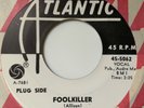 MOSE ALLISON - FOOLKILLER / WILD MAN ON THE LOOSE - ATLANTIC PROMO 5062. EX