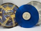 STRYPER The Yellow And Black Attack ENIGMA LP VG blue vinyl die-cut cover