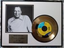 Frank Sinatra My Way Limited Edition 24Kt Gold Plated Vinyl Record 2986 of 5,000