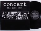 CURE Concert: The Cure Live FICTION LP VG+ uk f