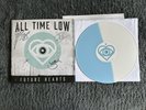 All Time Low Future Hearts Signed Vinyl LP Blue White Split