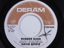 Rock 45 DAVID BOWIE Rubber Band DERAM promo HEAR n
