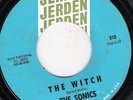 SONICS JERDEN  810 THE WITCH   VG ++     45 RPM