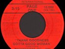 PAGE ONE Thank Goodness Gotta Good Woman 45 Norfolk Int'l Rare 1970s VA Funk