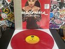 MADONNA You Can Dance VG++ RED VINYL W/HYPE STICKERS & POSTER