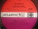 Led Zeppelin LP Same 3 UK Atlantic Plum 1st Press PETE GRANT CREDS SUPERB AUDIO+