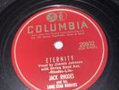 Columbia 78 RPM Jack Rhodes - Eternity 20932 E+ Rare Country Rockabilly