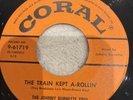 The Johnny Burnette Trio – The Train Kept A-Rollin' / Honey Hush 7” Rockabilly