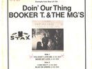 BOOKER T. &MG'S-4-SONG PROMO -EP+45--(DOIN' OUR THING)--PS--PIC--SLV